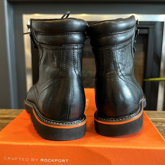 Men’s Rockport Leather Boots Sz 9M - Picture 4 of 5